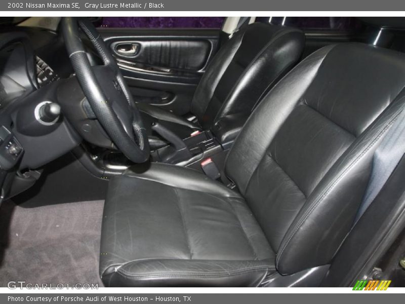 Gray Lustre Metallic / Black 2002 Nissan Maxima SE