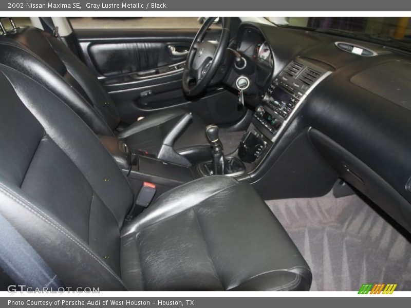 Gray Lustre Metallic / Black 2002 Nissan Maxima SE