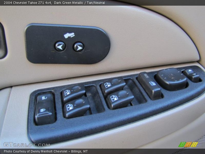 Dark Green Metallic / Tan/Neutral 2004 Chevrolet Tahoe Z71 4x4