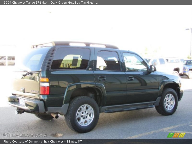 Dark Green Metallic / Tan/Neutral 2004 Chevrolet Tahoe Z71 4x4