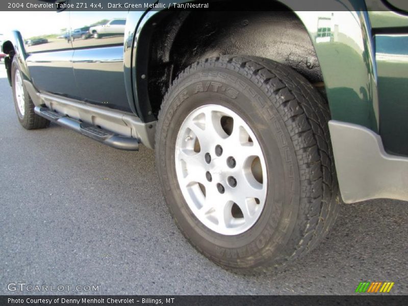 Dark Green Metallic / Tan/Neutral 2004 Chevrolet Tahoe Z71 4x4