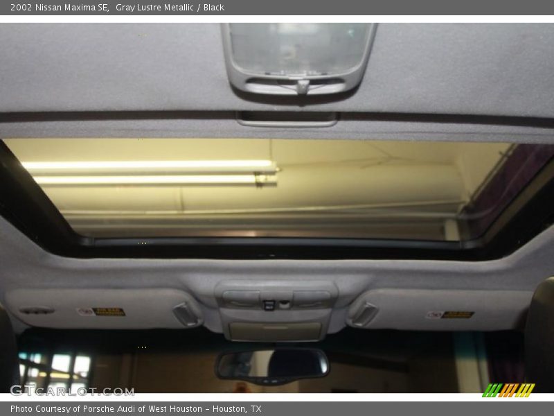 Gray Lustre Metallic / Black 2002 Nissan Maxima SE