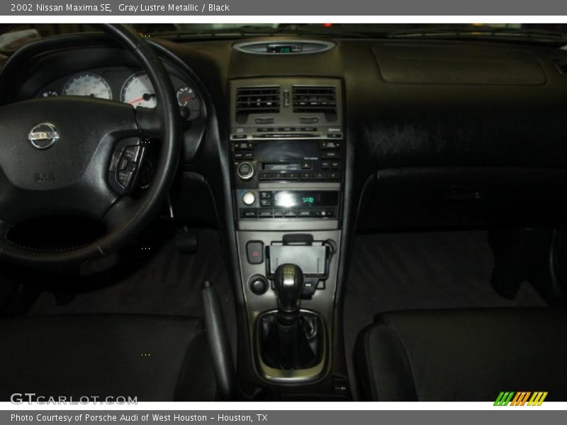 Gray Lustre Metallic / Black 2002 Nissan Maxima SE