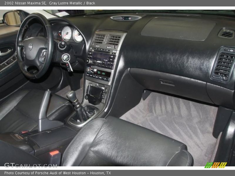 Gray Lustre Metallic / Black 2002 Nissan Maxima SE