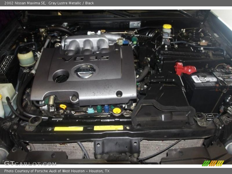 Gray Lustre Metallic / Black 2002 Nissan Maxima SE