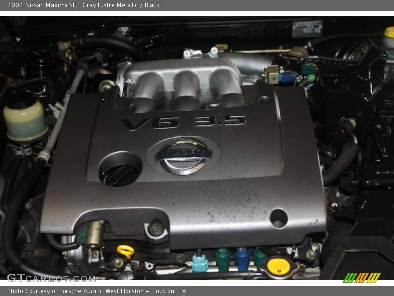 Gray Lustre Metallic / Black 2002 Nissan Maxima SE