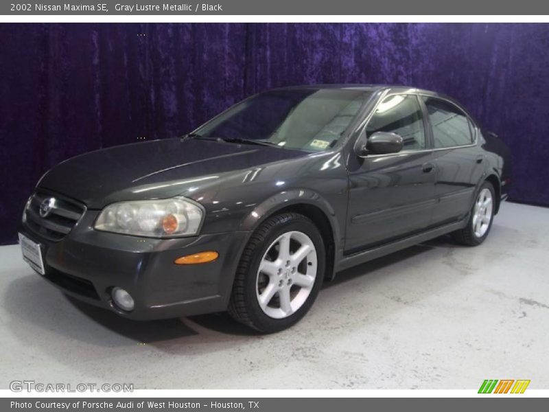 Gray Lustre Metallic / Black 2002 Nissan Maxima SE