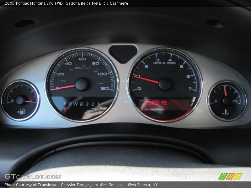 Sedona Beige Metallic / Cashmere 2005 Pontiac Montana SV6 FWD
