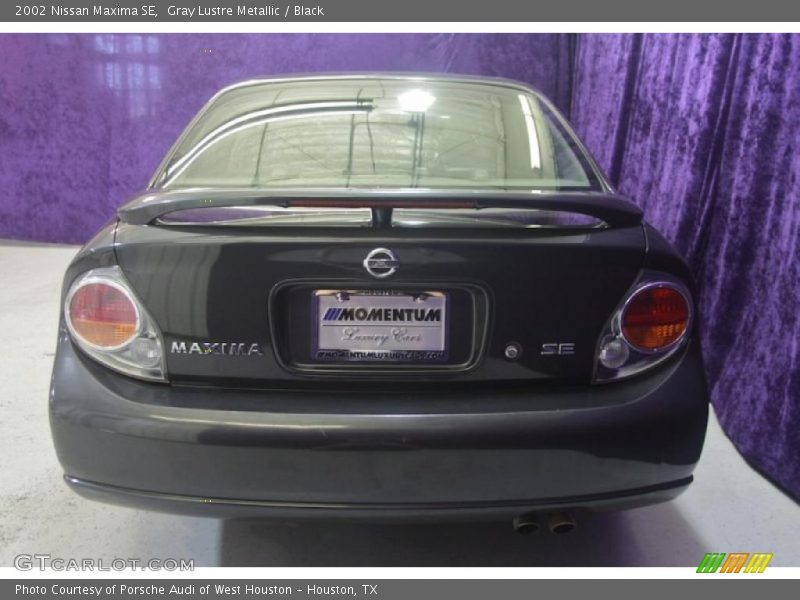 Gray Lustre Metallic / Black 2002 Nissan Maxima SE