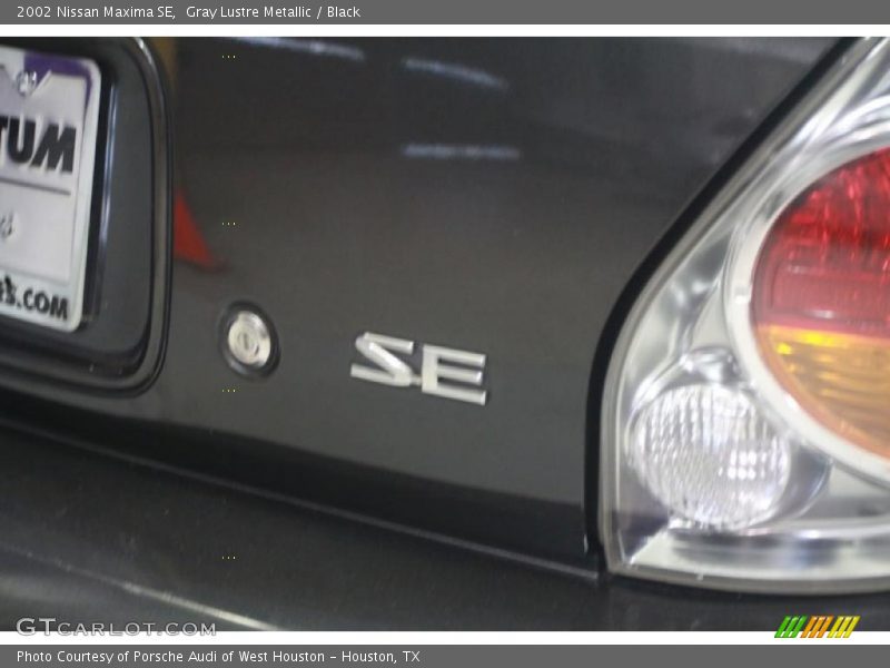 Gray Lustre Metallic / Black 2002 Nissan Maxima SE