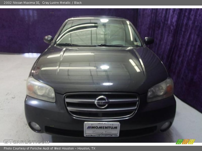 Gray Lustre Metallic / Black 2002 Nissan Maxima SE