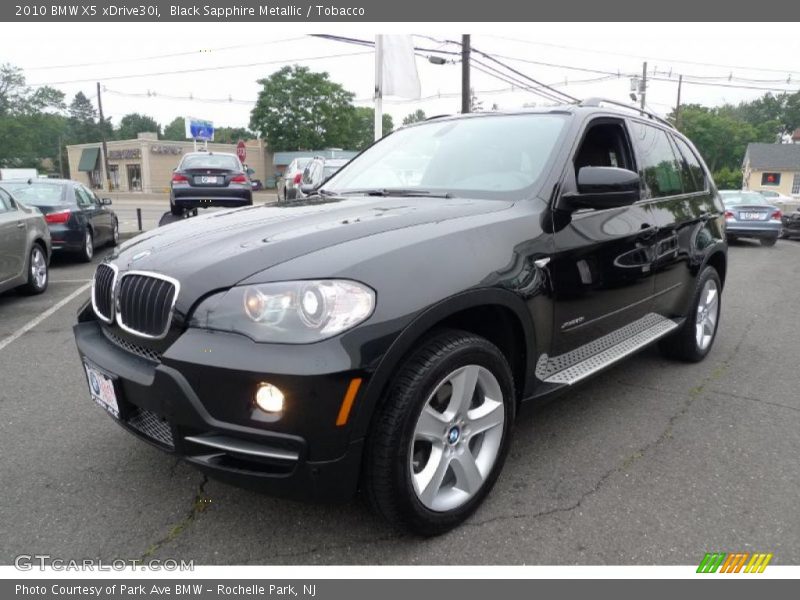 Black Sapphire Metallic / Tobacco 2010 BMW X5 xDrive30i