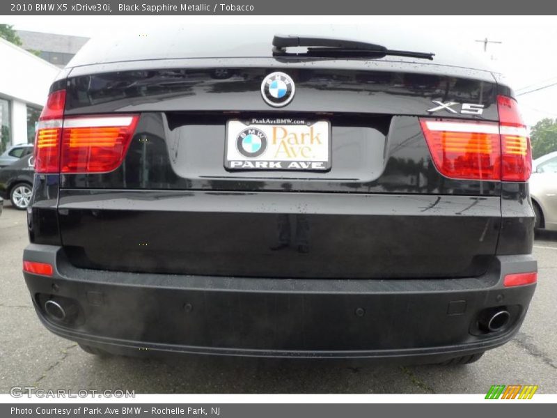 Black Sapphire Metallic / Tobacco 2010 BMW X5 xDrive30i