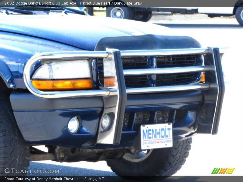 Patriot Blue Pearl / Dark Slate Gray 2002 Dodge Dakota Sport Club Cab 4x4