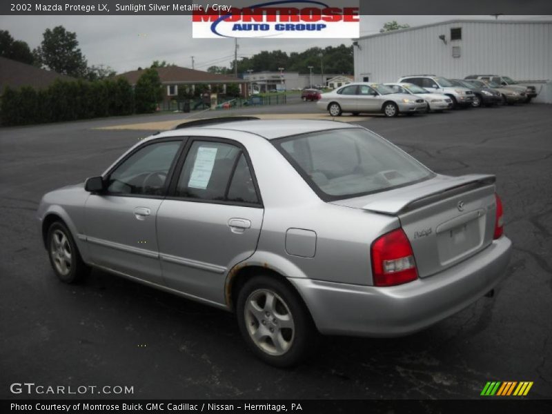 Sunlight Silver Metallic / Gray 2002 Mazda Protege LX