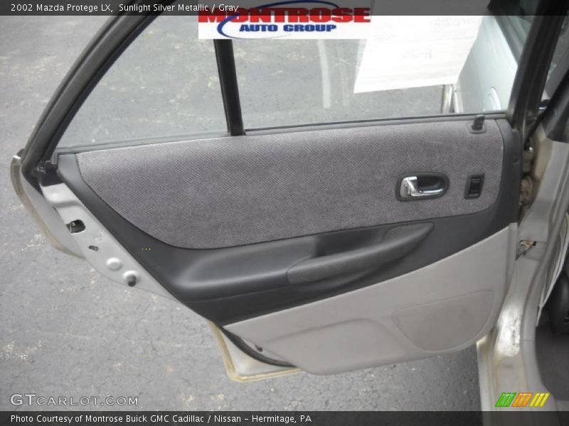 Sunlight Silver Metallic / Gray 2002 Mazda Protege LX