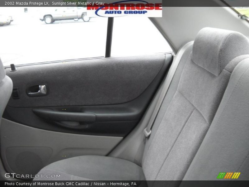 Sunlight Silver Metallic / Gray 2002 Mazda Protege LX