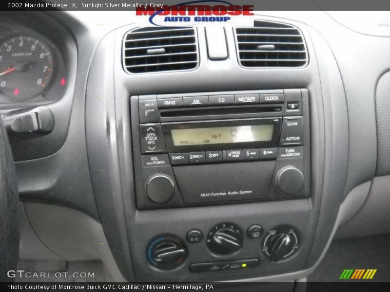 Sunlight Silver Metallic / Gray 2002 Mazda Protege LX