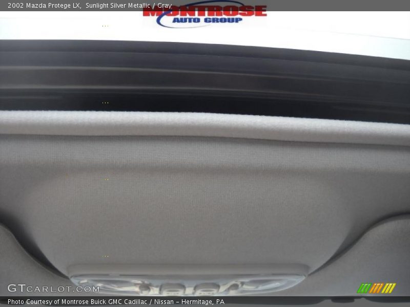 Sunlight Silver Metallic / Gray 2002 Mazda Protege LX