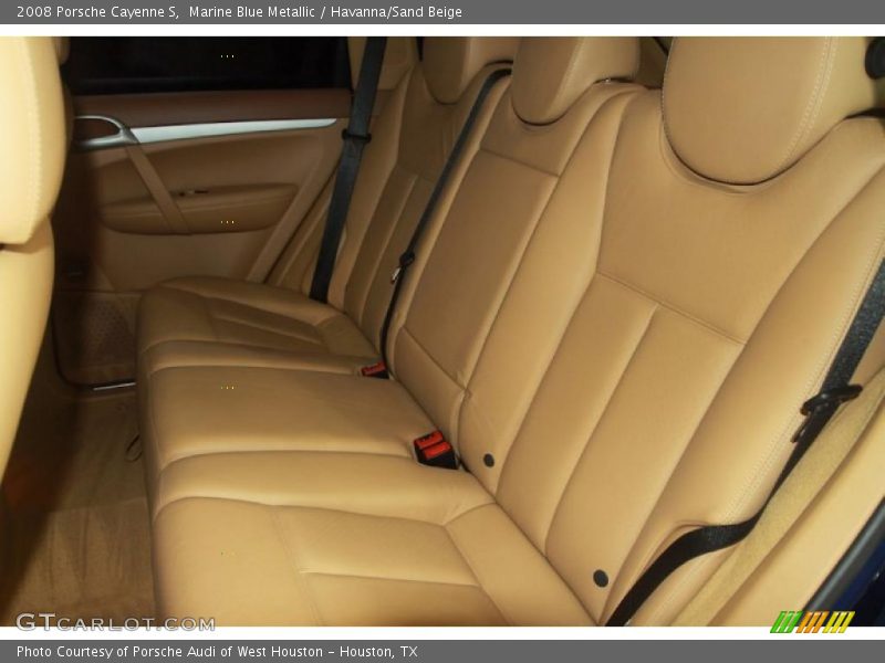Marine Blue Metallic / Havanna/Sand Beige 2008 Porsche Cayenne S