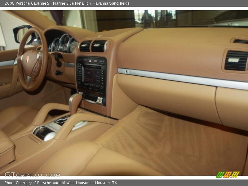 Marine Blue Metallic / Havanna/Sand Beige 2008 Porsche Cayenne S