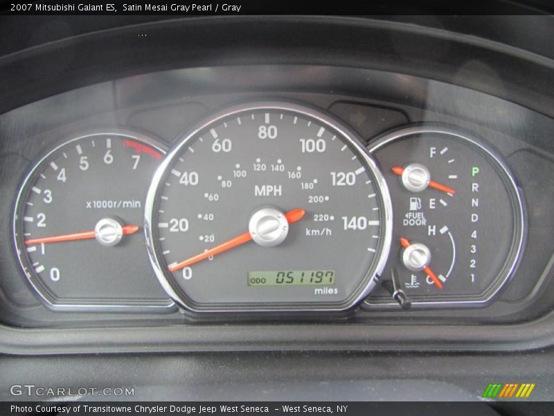 Satin Mesai Gray Pearl / Gray 2007 Mitsubishi Galant ES