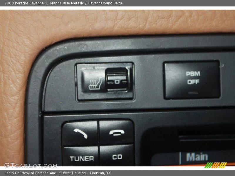 Marine Blue Metallic / Havanna/Sand Beige 2008 Porsche Cayenne S