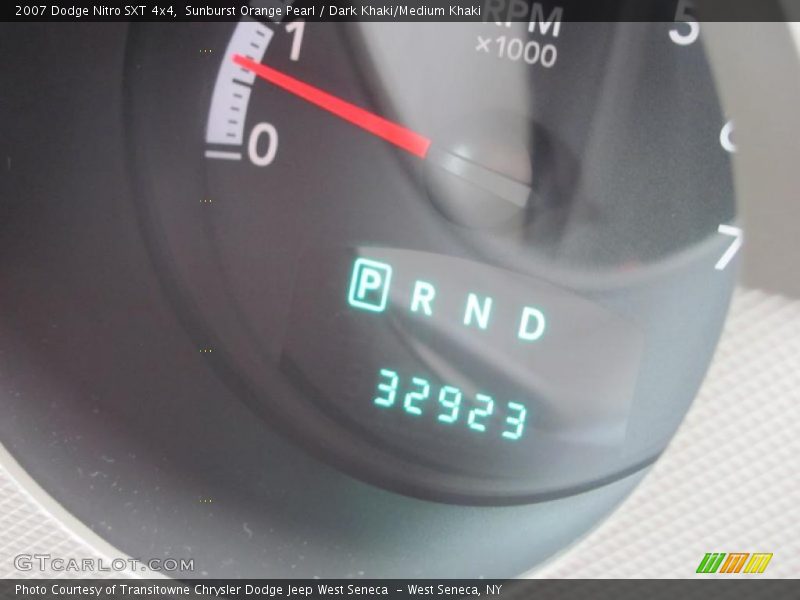 Sunburst Orange Pearl / Dark Khaki/Medium Khaki 2007 Dodge Nitro SXT 4x4