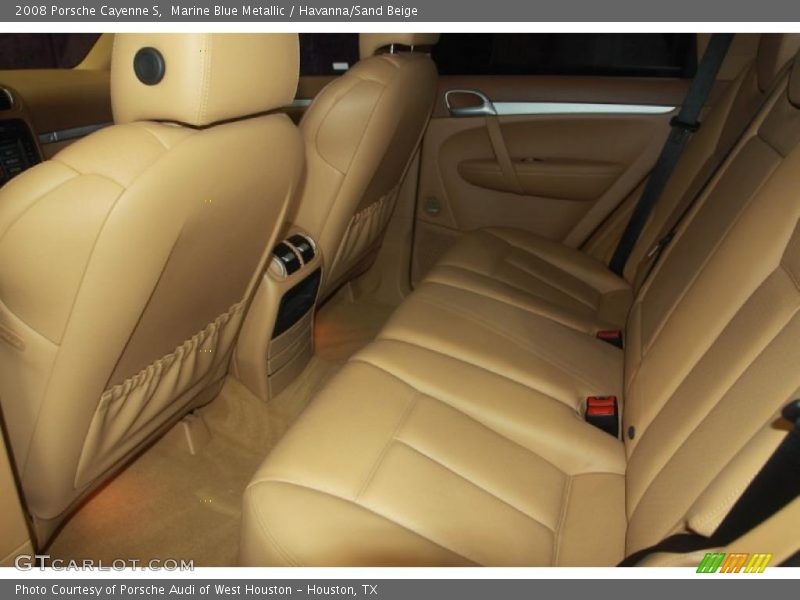 Marine Blue Metallic / Havanna/Sand Beige 2008 Porsche Cayenne S