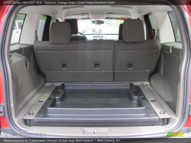 Sunburst Orange Pearl / Dark Khaki/Medium Khaki 2007 Dodge Nitro SXT 4x4
