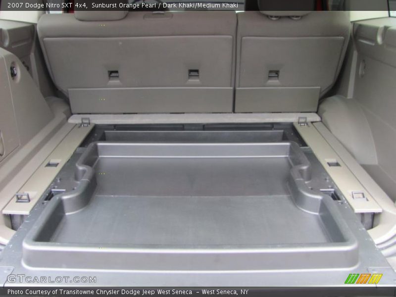 Sunburst Orange Pearl / Dark Khaki/Medium Khaki 2007 Dodge Nitro SXT 4x4