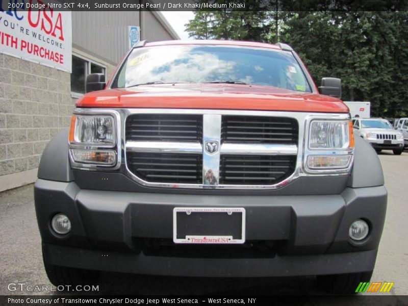 Sunburst Orange Pearl / Dark Khaki/Medium Khaki 2007 Dodge Nitro SXT 4x4