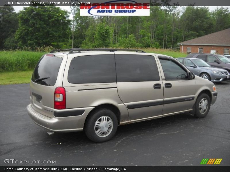 Sandrift Metallic / Neutral 2001 Chevrolet Venture