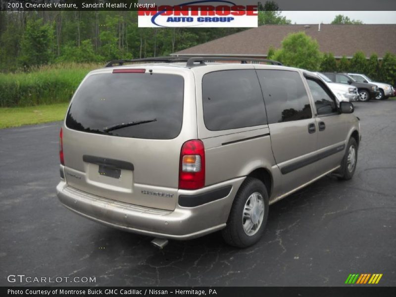 Sandrift Metallic / Neutral 2001 Chevrolet Venture