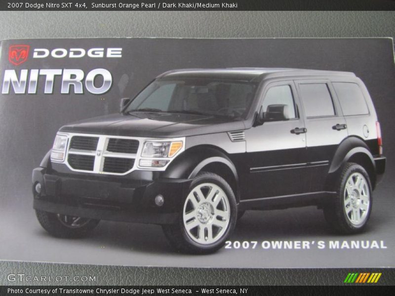 Sunburst Orange Pearl / Dark Khaki/Medium Khaki 2007 Dodge Nitro SXT 4x4