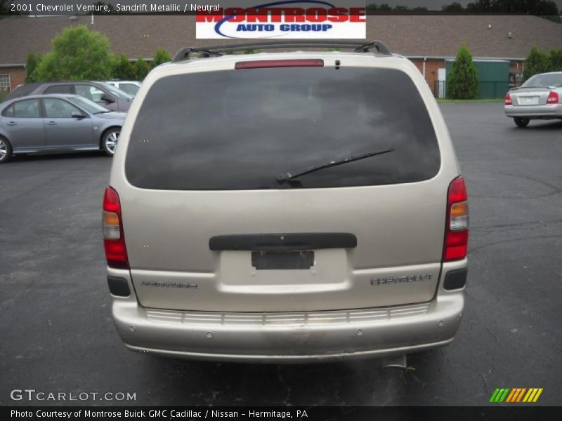 Sandrift Metallic / Neutral 2001 Chevrolet Venture