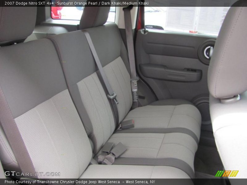 Sunburst Orange Pearl / Dark Khaki/Medium Khaki 2007 Dodge Nitro SXT 4x4
