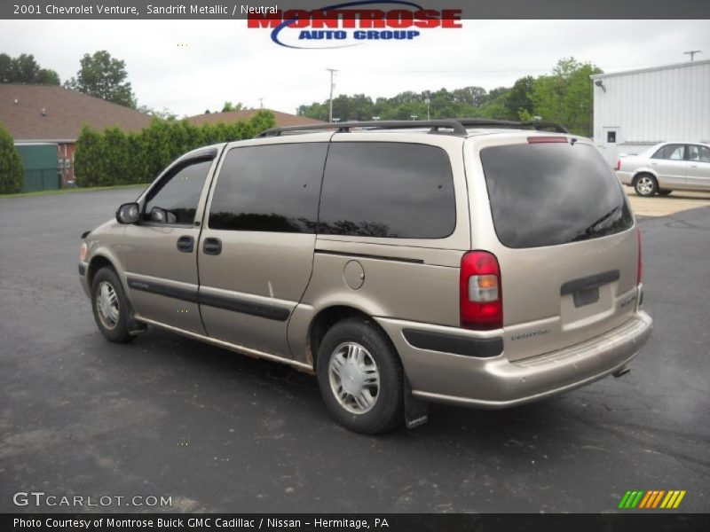 Sandrift Metallic / Neutral 2001 Chevrolet Venture