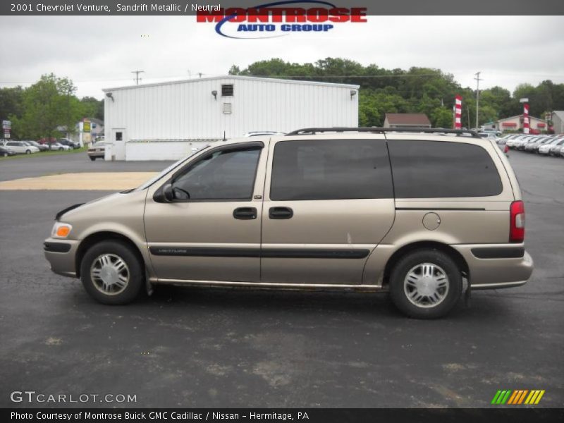 Sandrift Metallic / Neutral 2001 Chevrolet Venture