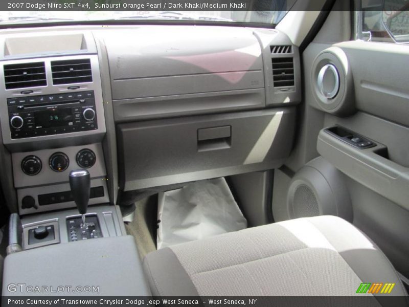 Sunburst Orange Pearl / Dark Khaki/Medium Khaki 2007 Dodge Nitro SXT 4x4