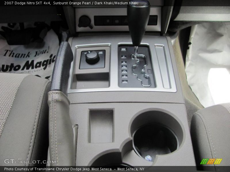 Sunburst Orange Pearl / Dark Khaki/Medium Khaki 2007 Dodge Nitro SXT 4x4