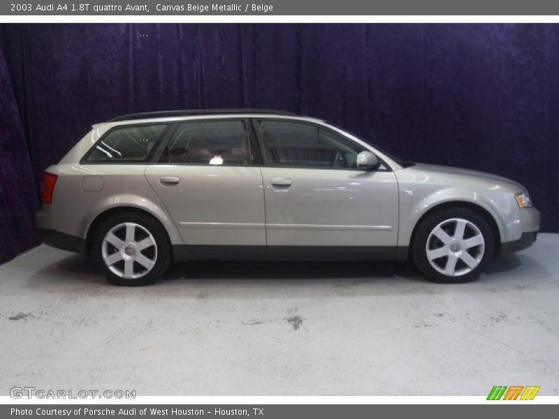 Canvas Beige Metallic / Beige 2003 Audi A4 1.8T quattro Avant