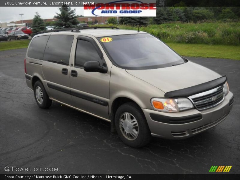 Sandrift Metallic / Neutral 2001 Chevrolet Venture