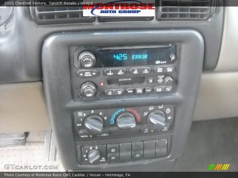 Sandrift Metallic / Neutral 2001 Chevrolet Venture