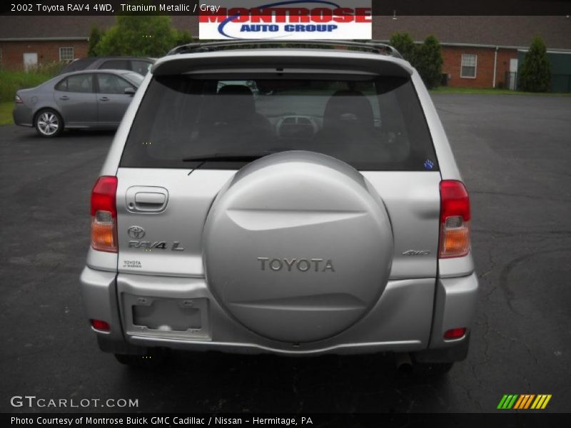Titanium Metallic / Gray 2002 Toyota RAV4 4WD