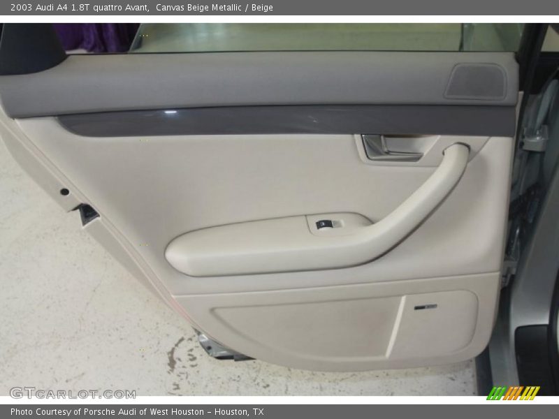 Canvas Beige Metallic / Beige 2003 Audi A4 1.8T quattro Avant