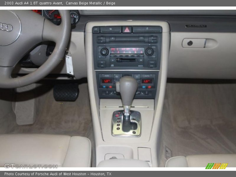 Canvas Beige Metallic / Beige 2003 Audi A4 1.8T quattro Avant