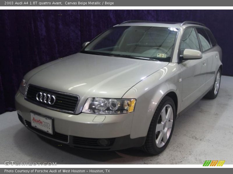 Canvas Beige Metallic / Beige 2003 Audi A4 1.8T quattro Avant