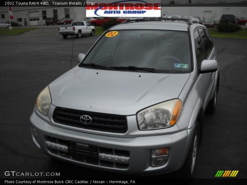 Titanium Metallic / Gray 2002 Toyota RAV4 4WD