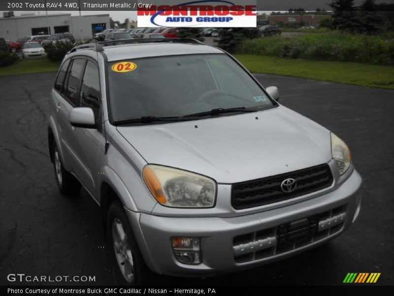 Titanium Metallic / Gray 2002 Toyota RAV4 4WD